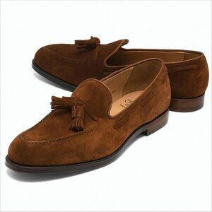CROCKETT & JONES Tassel Loafers in Rich Suede